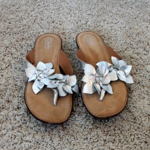 Flowery Clarks Sandals